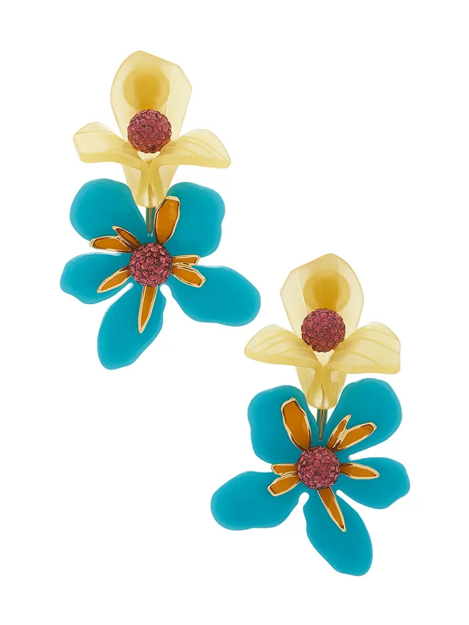 Lele Sadoughi Lele Sadoughi BOUQUET PARADIS クリップオンイヤリングの商品画像
