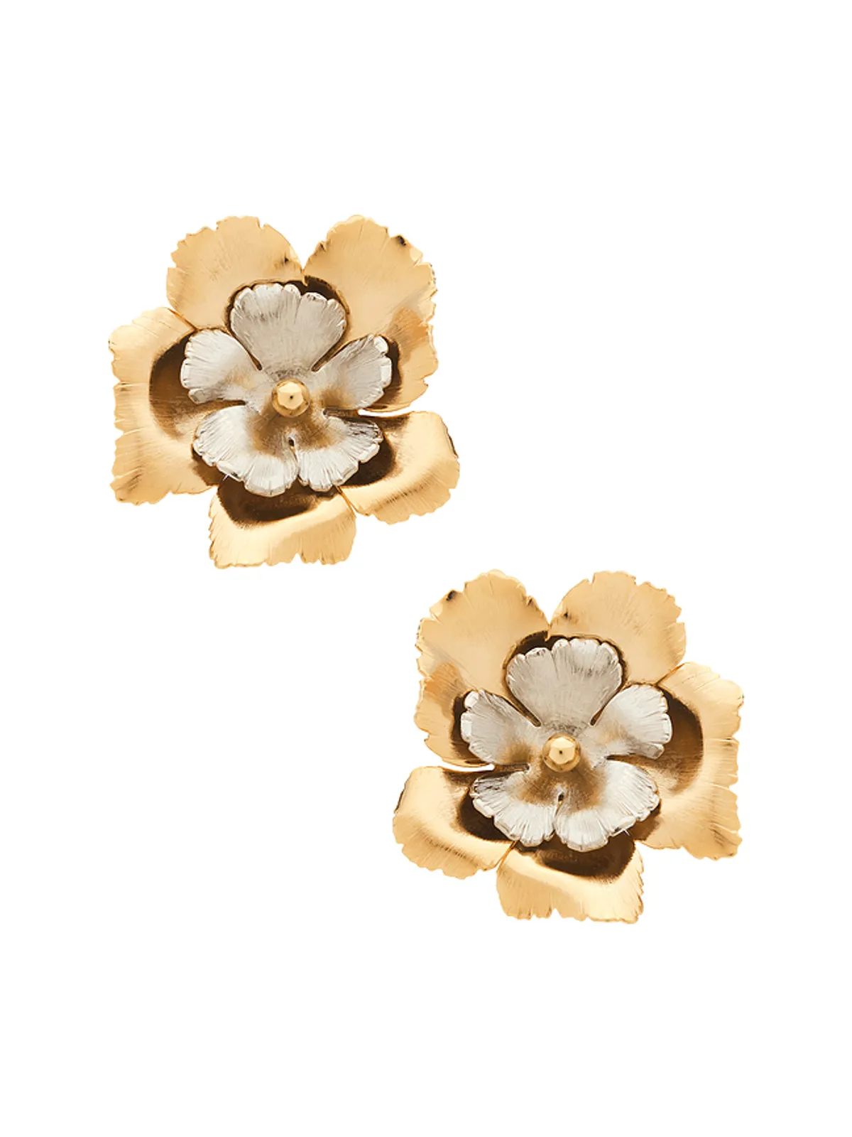 LELET NY EDEN FLORAL スタッズイヤリング - 画像1