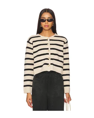 Line & Dot BENNI STRIPE カーディガン - サムネイル1