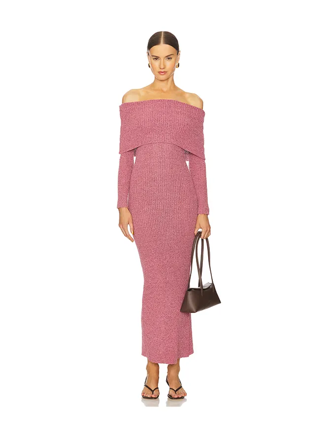 Line & Dot Line & Dot LENORA OFF THE SHOULDER ドレスの商品画像
