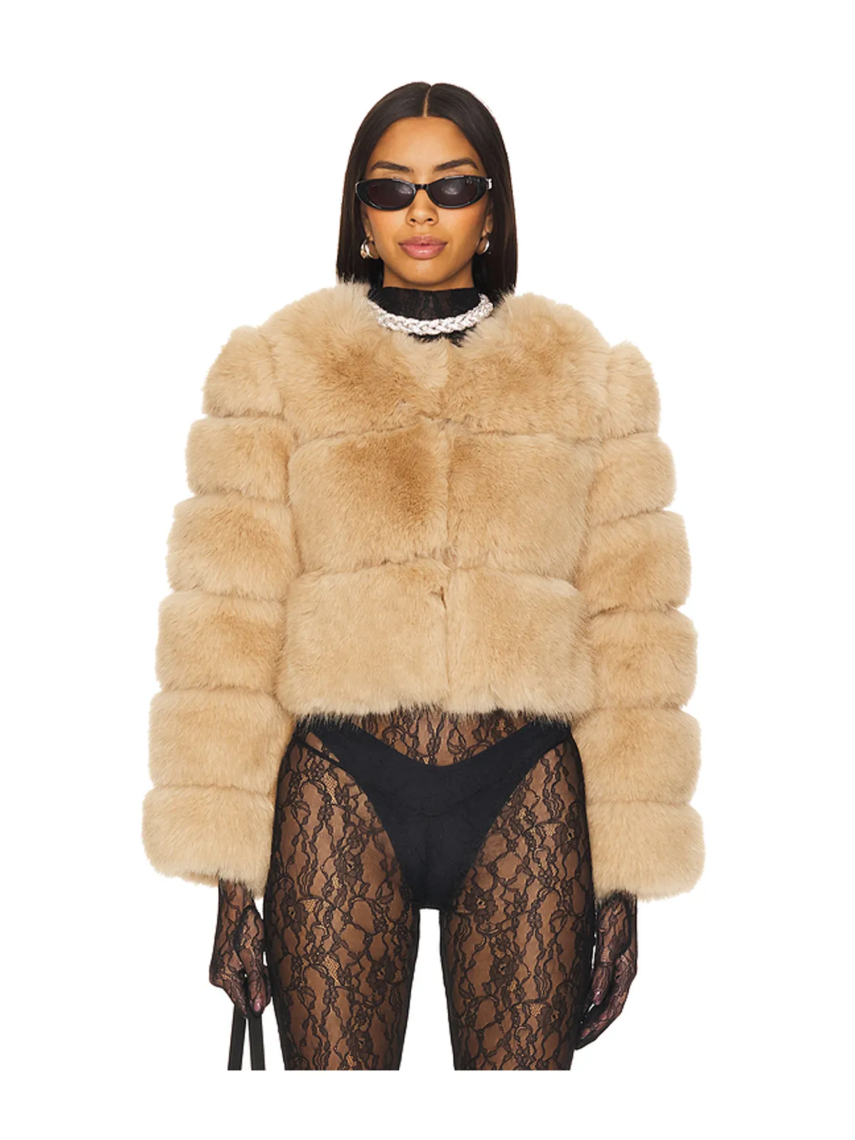Line & Dot LIANA FAUX FUR ジャケット - 画像2