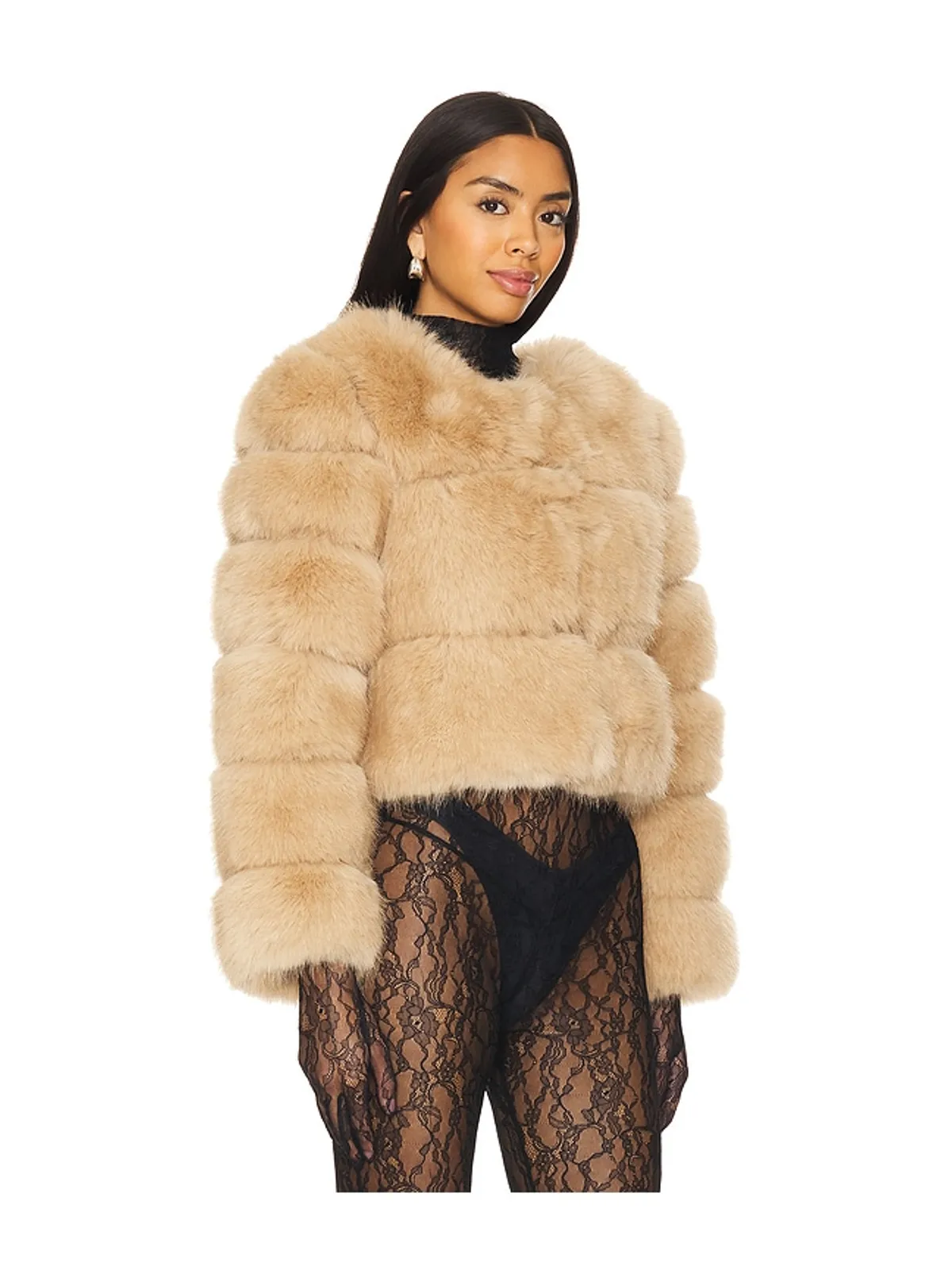 Line & Dot LIANA FAUX FUR ジャケット - 画像3