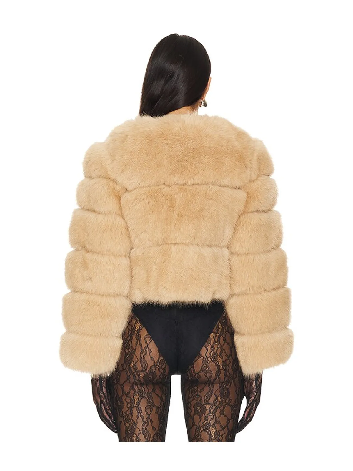 Line & Dot LIANA FAUX FUR ジャケット - 画像4