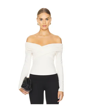 Line & Dot TOWNE OFF SHOULDER トップ - サムネイル1