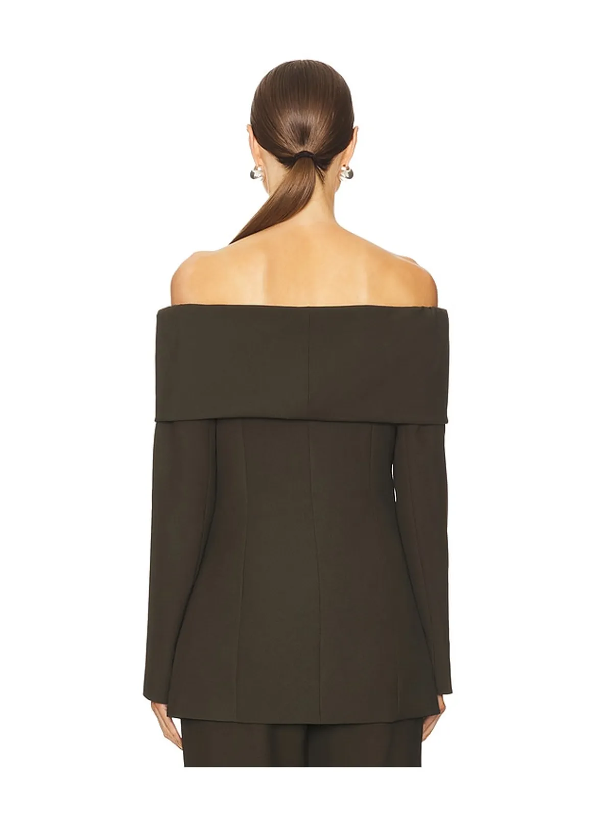 Line & Dot MARILLA OFF SHOULDER トップ - 画像3