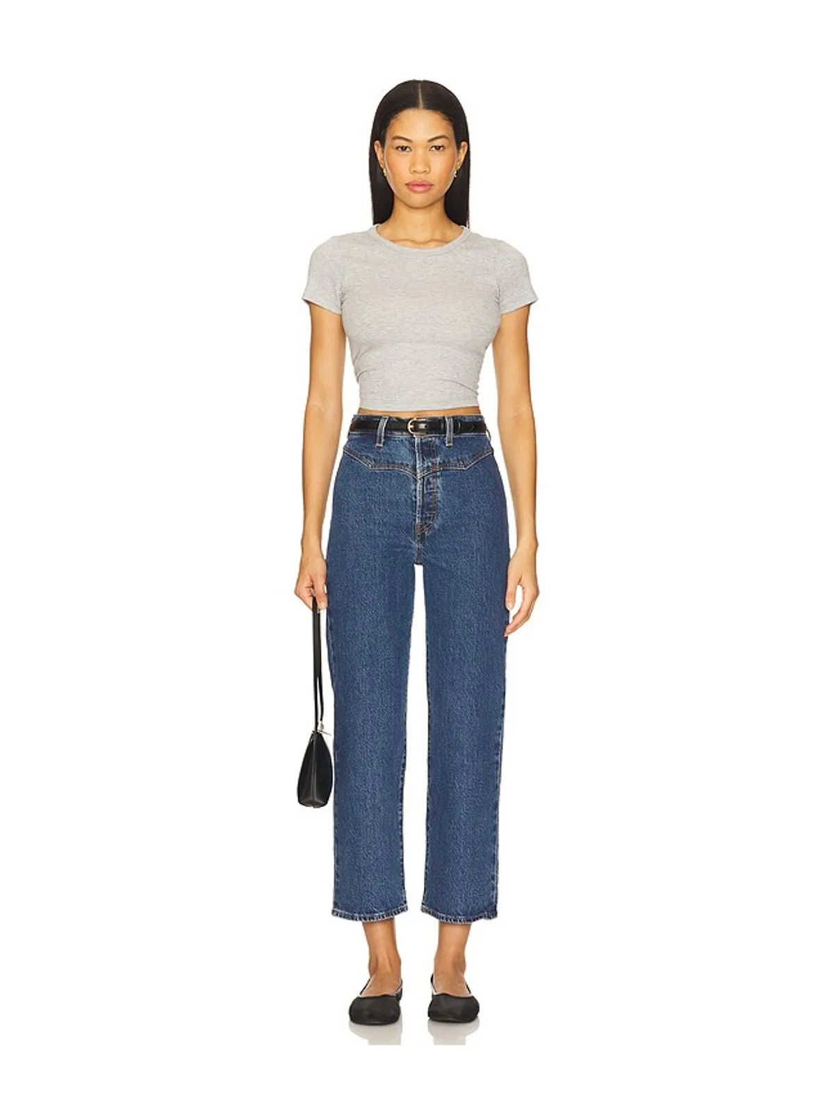 LEVI'S RIBCAGE WESTERN YOKE ストレート - 画像5