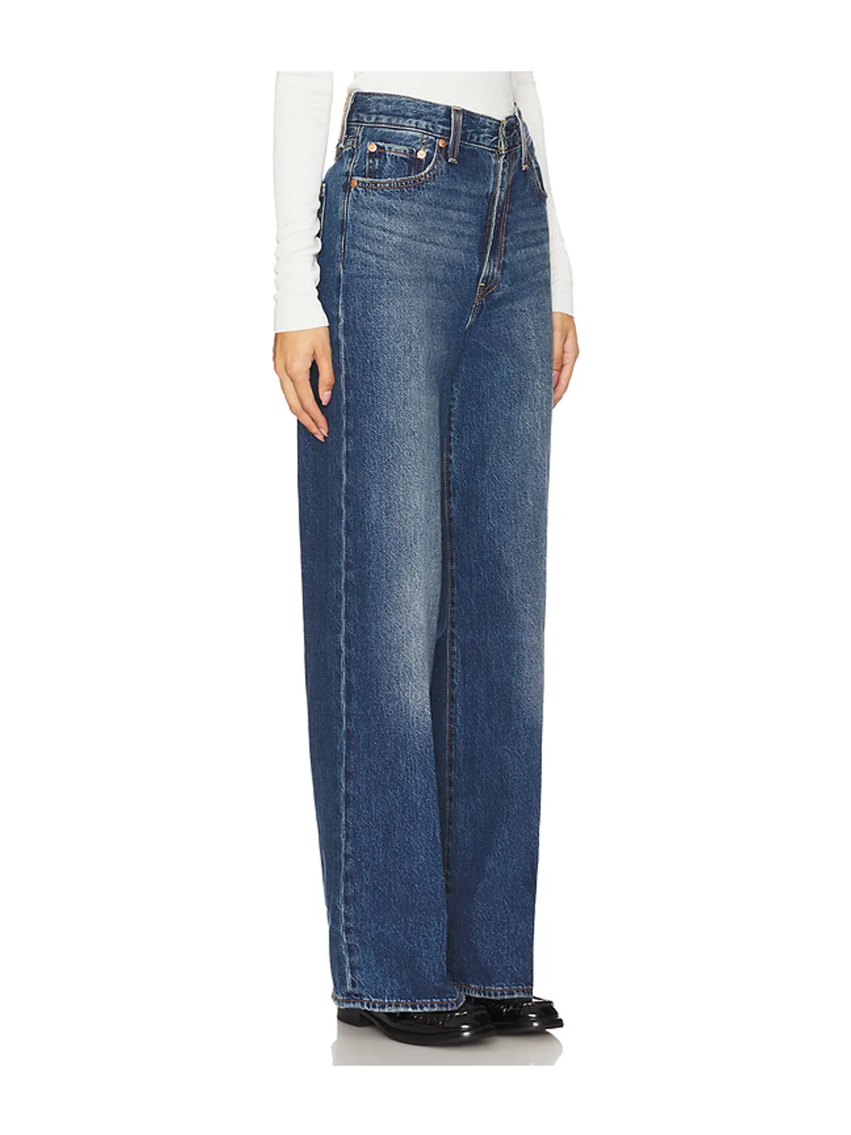 LEVI'S RIBCAGE ワイドレッグ - 画像2