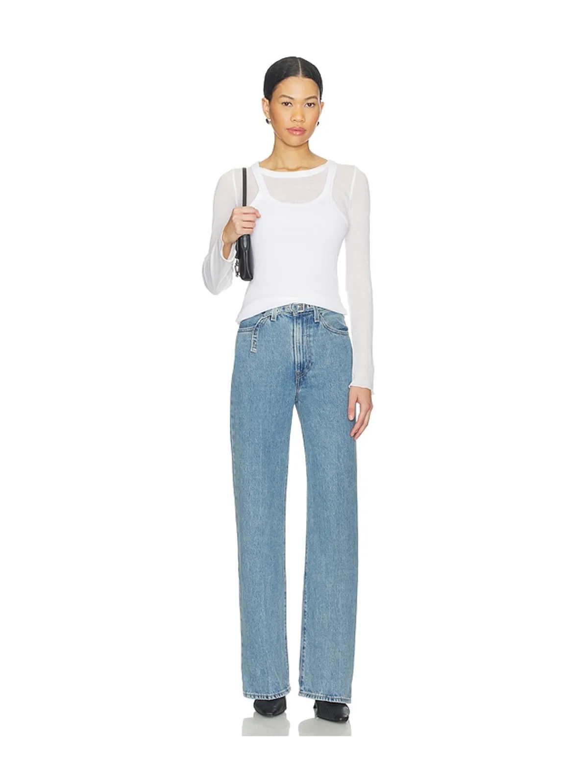LEVI'S RIBCAGE ワイドレッグ - 画像5