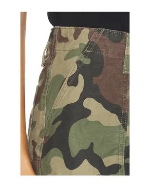 LEVI'S RIBCAGE UTILITY デニムショートパンツ - Army,Brown. - サムネイル6