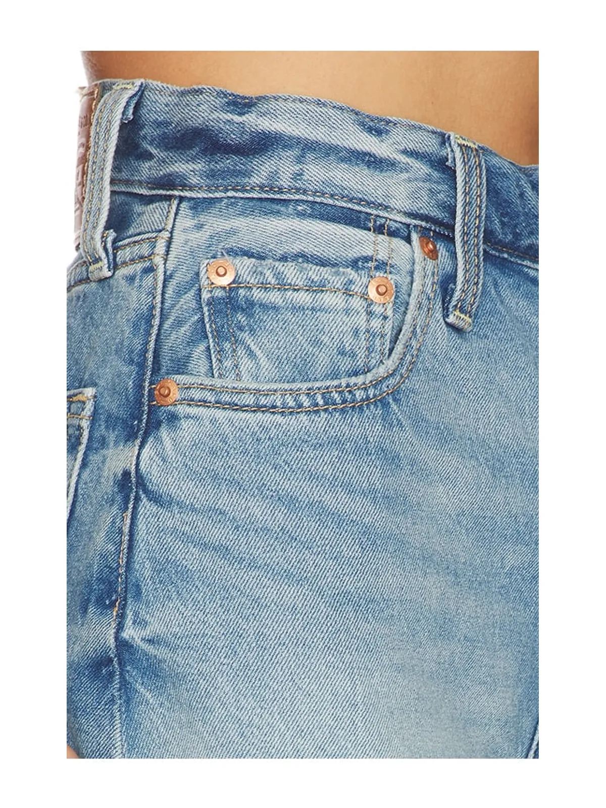 LEVI'S RIBCAGE デニムショートパンツ - 画像6