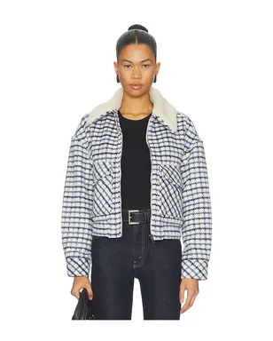 LEVI'S SHRUNKEN 90S WOOLY トラッカージャケット - White,Black. - サムネイル1