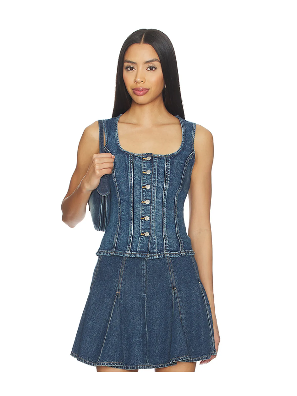 LEVI'S SCULPTED デニムトップ - 画像1