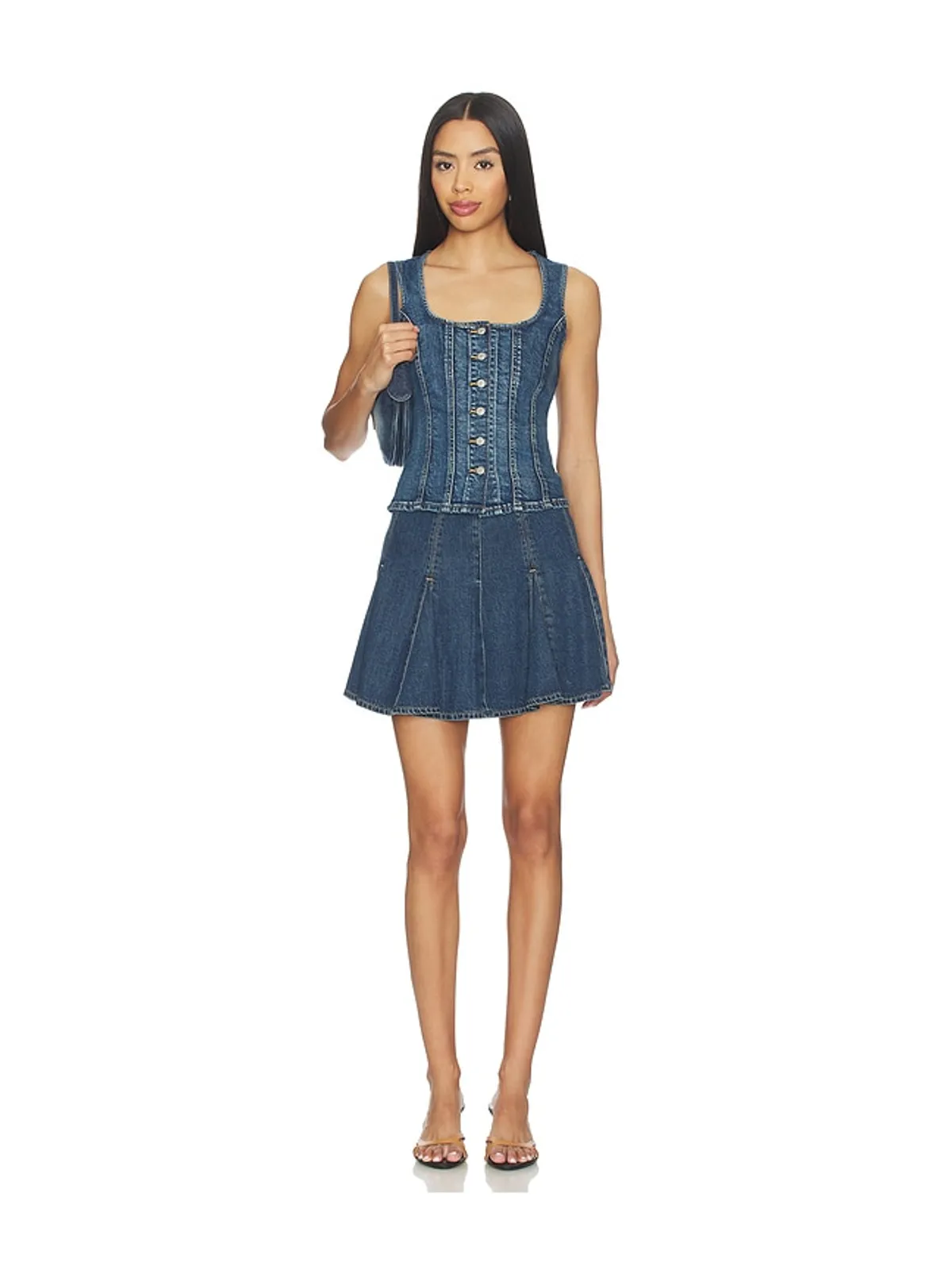 LEVI'S SCULPTED デニムトップ - 画像4