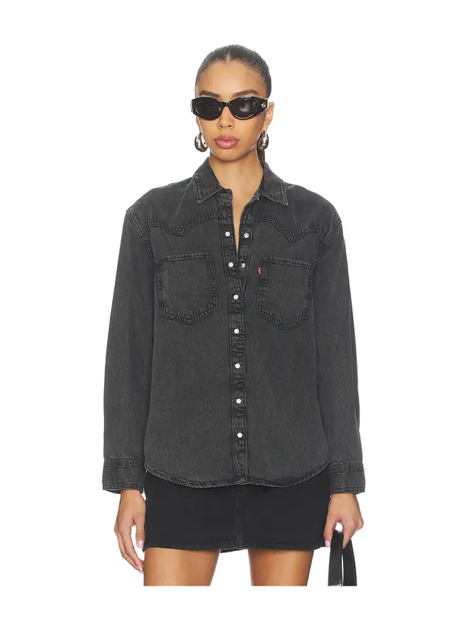 LEVI'S LEVI'S TEODORA WESTERN デニムシャツの商品画像