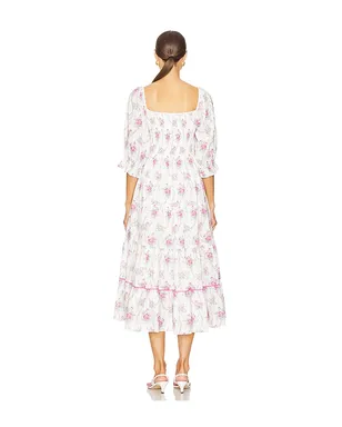 LoveShackFancy RIGBY ドレス - White,Blush. - サムネイル3