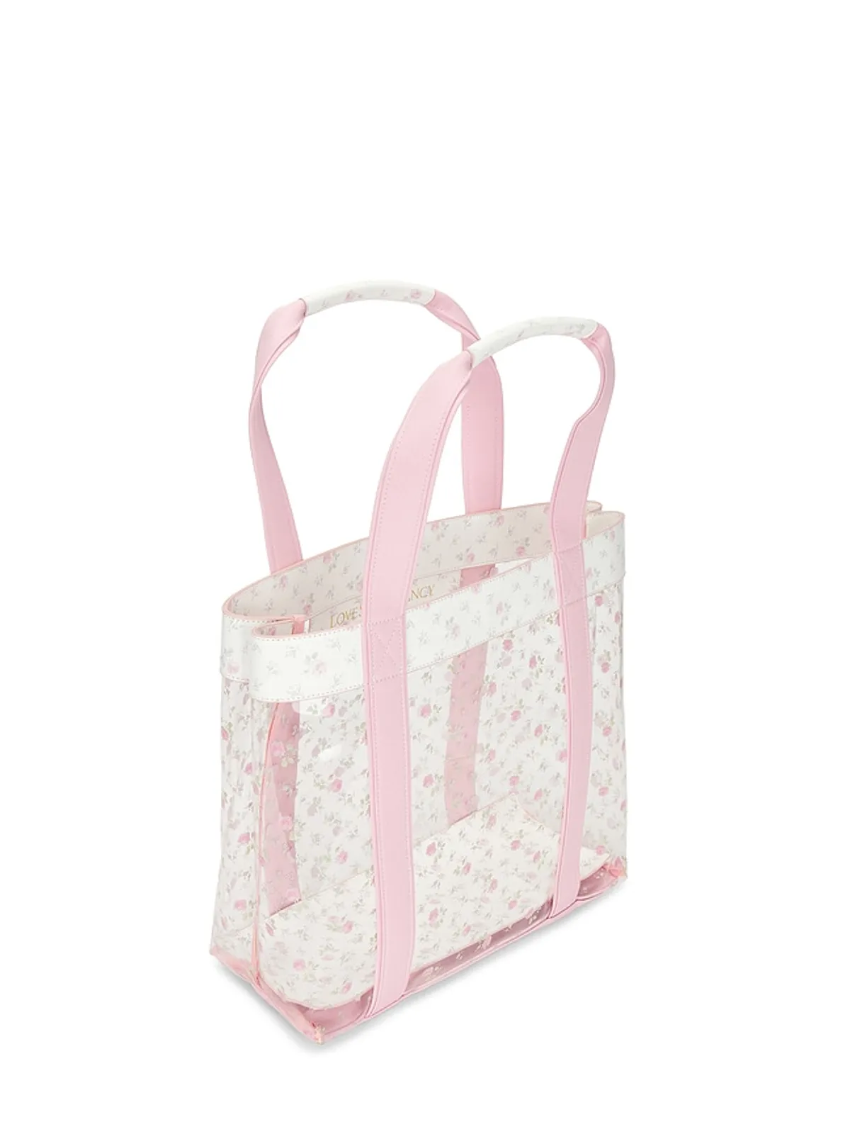 LoveShackFancy バッグ - White,Pink. - 画像4