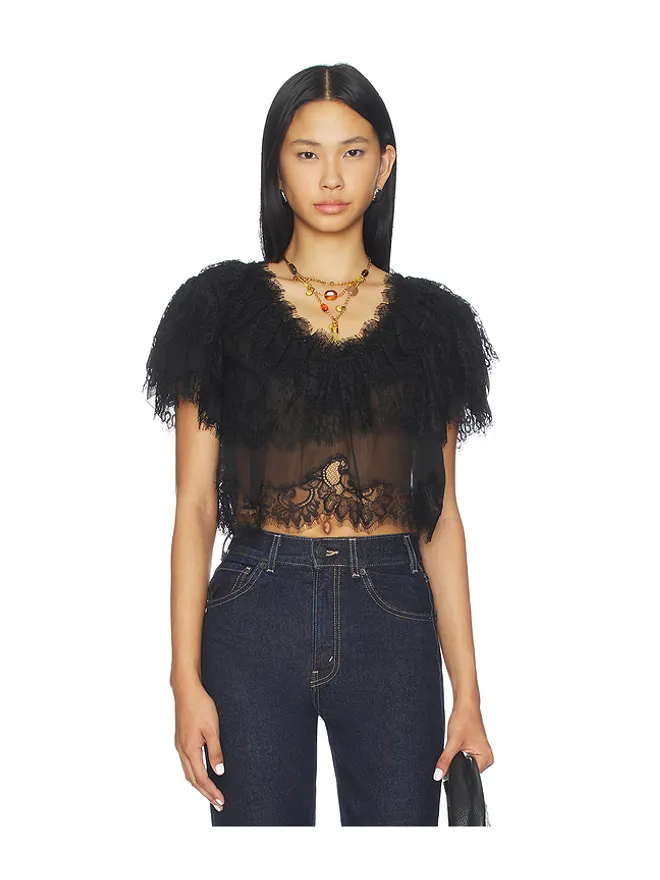 LoveShackFancy LoveShackFancy VIENNE トップの商品画像