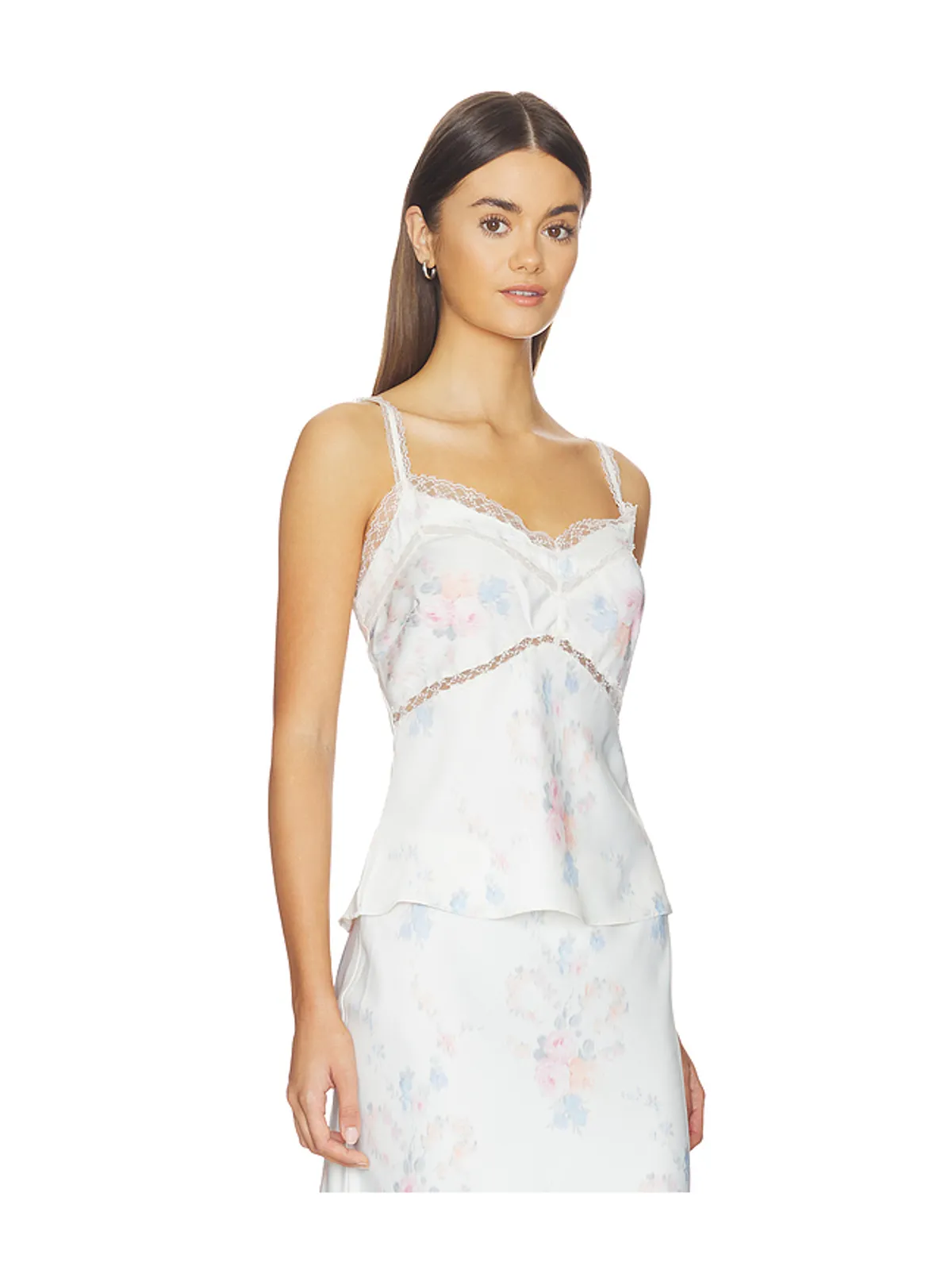LoveShackFancy LIRENA トップ - White,Pink. - 画像2