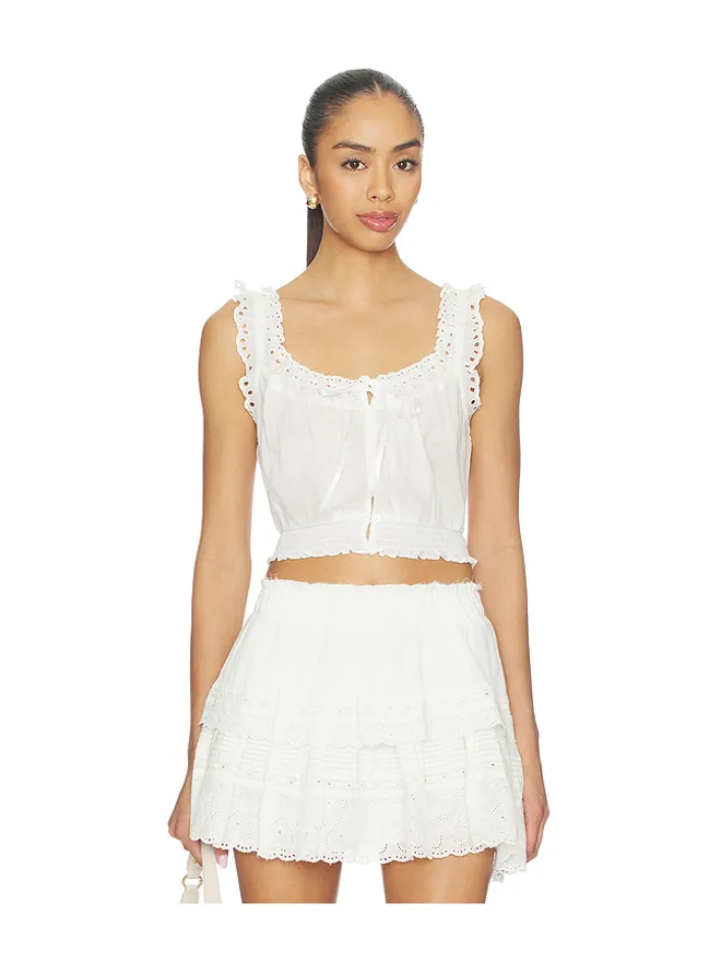 LoveShackFancy LoveShackFancy LUPO トップの商品画像