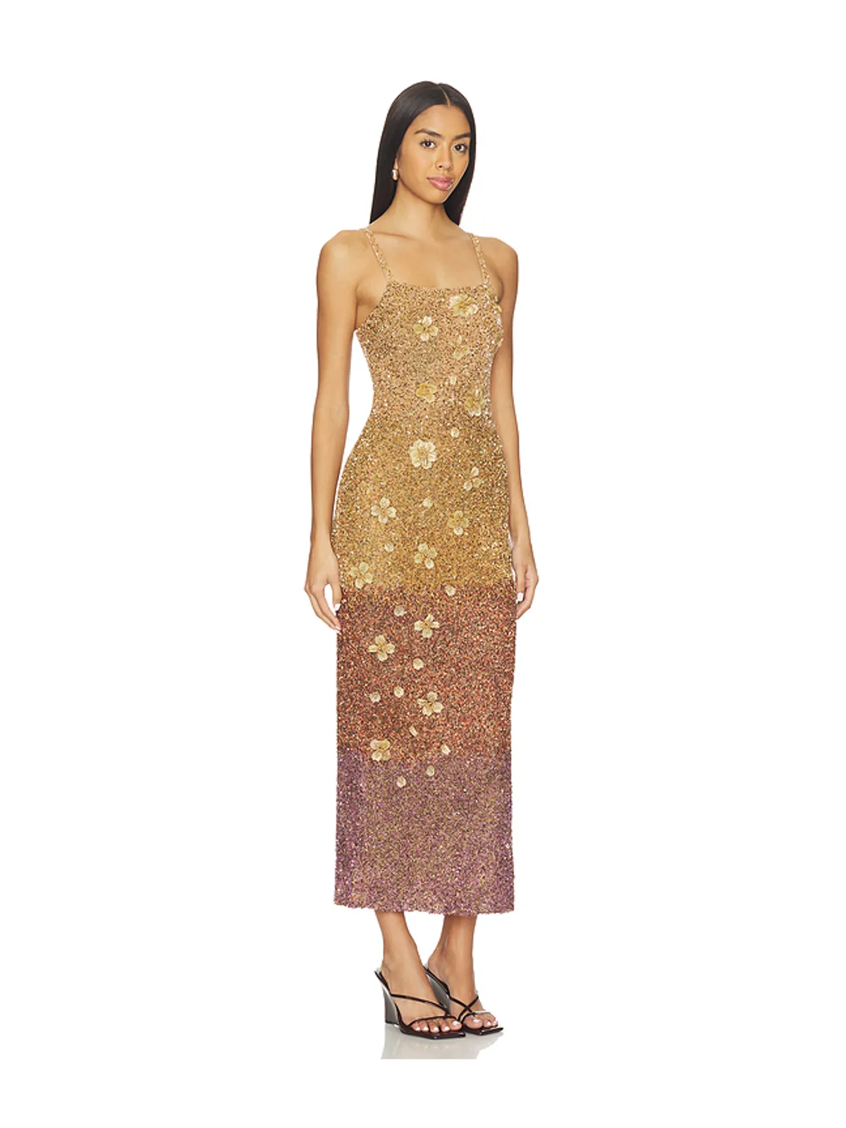 LA FUORI ALESSIA ミディ丈ドレス - 画像2