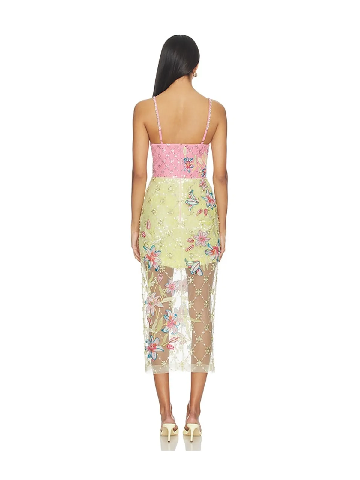 LA FUORI DRESS ドレス - Pink,Yellow. - 画像3