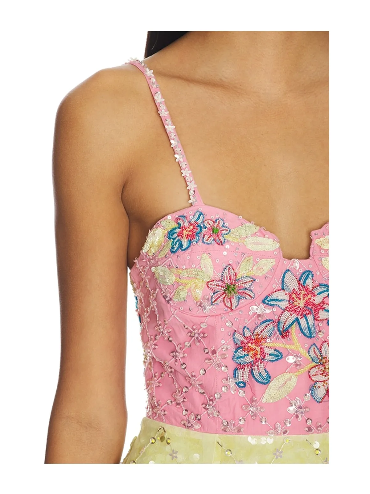 LA FUORI DRESS ドレス - Pink,Yellow. - 画像4