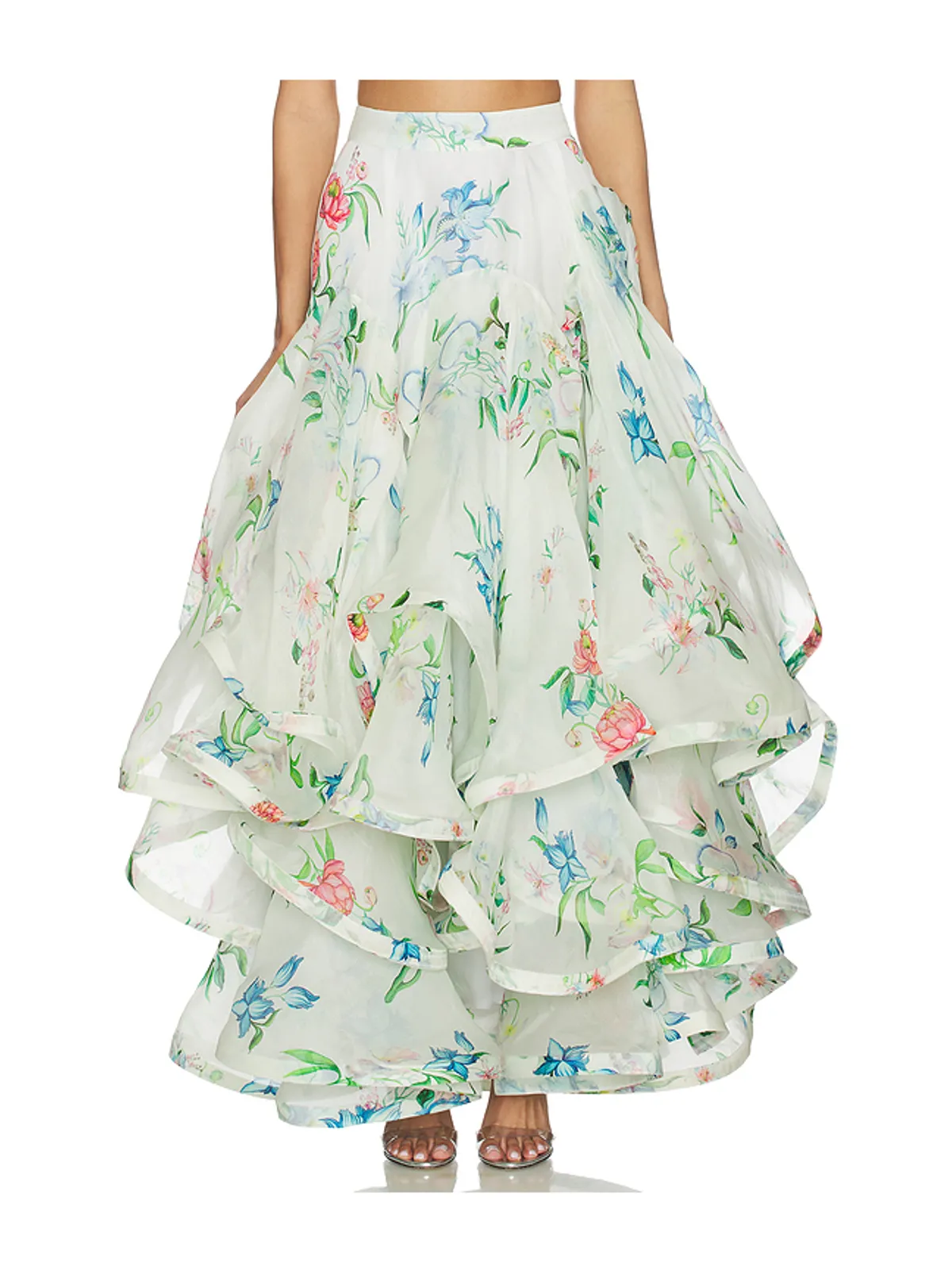 LA FUORI SKIRT スカート - White,Blue. - 画像1