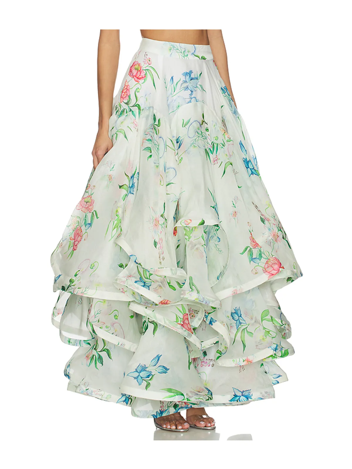 LA FUORI SKIRT スカート - White,Blue. - 画像2
