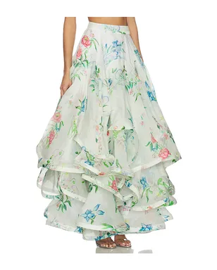 LA FUORI SKIRT スカート - White,Blue. - サムネイル2