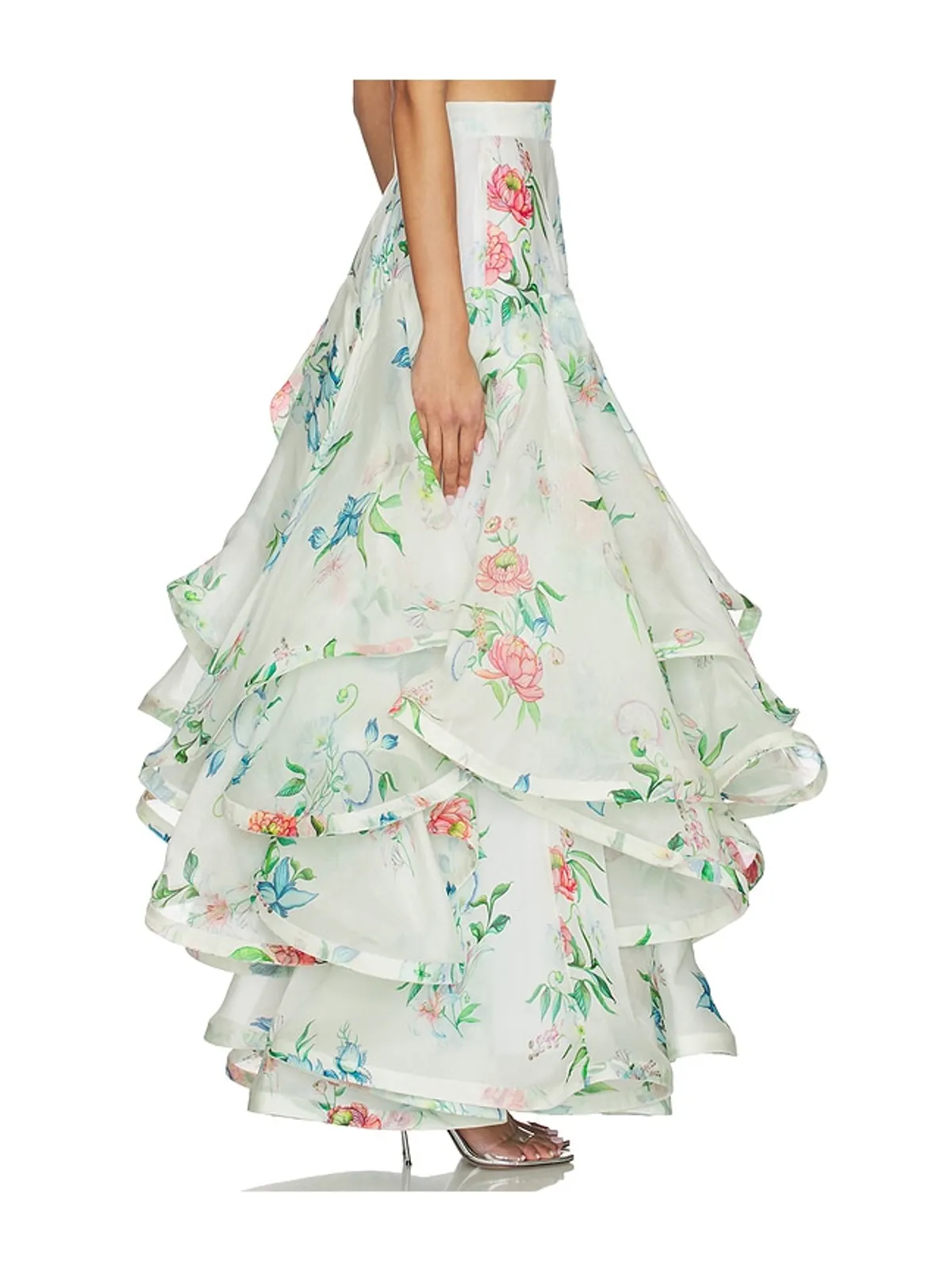LA FUORI SKIRT スカート - White,Blue. - 画像3