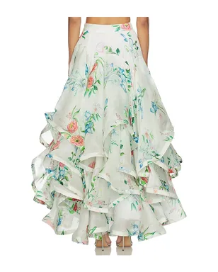LA FUORI SKIRT スカート - White,Blue. - サムネイル4
