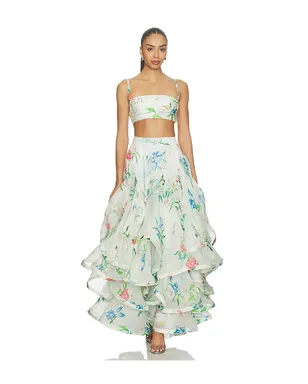 LA FUORI SKIRT スカート - White,Blue. - サムネイル5