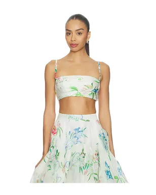 LA FUORI TOP トップ - White,Green. - サムネイル1
