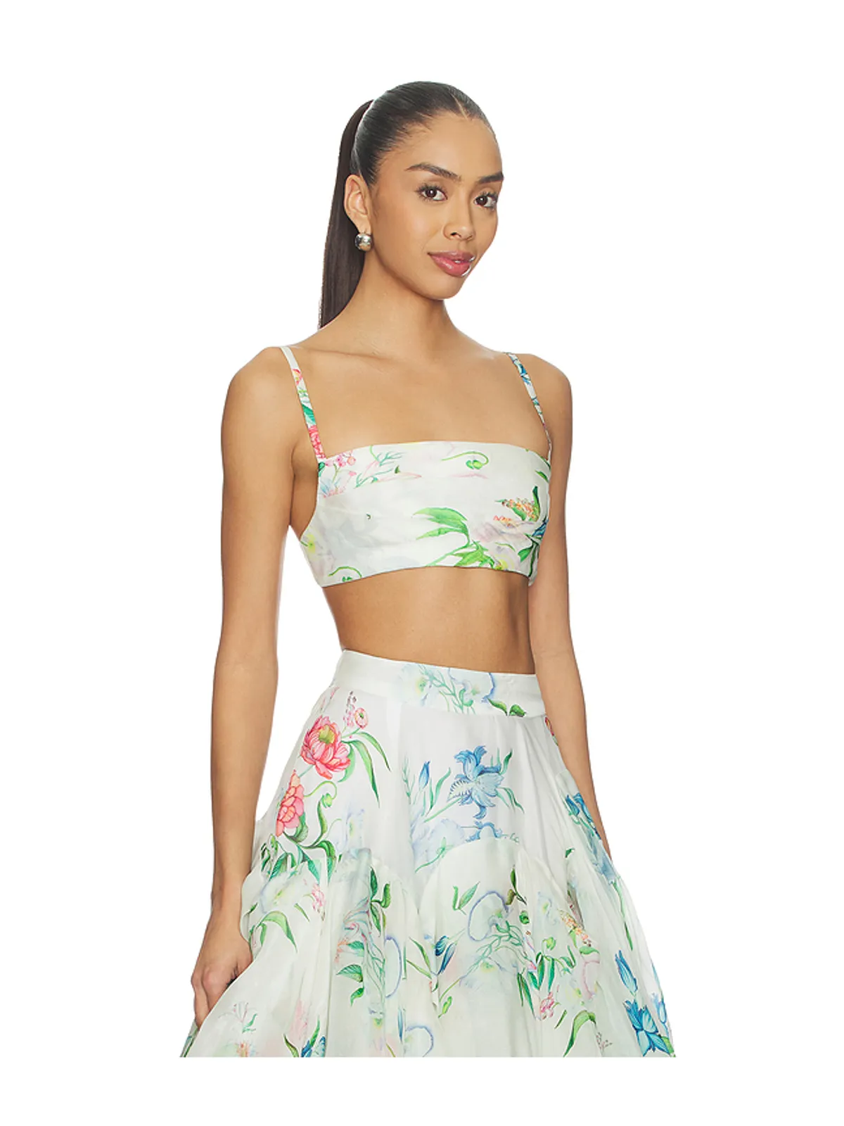 LA FUORI TOP トップ - White,Green. - 画像2
