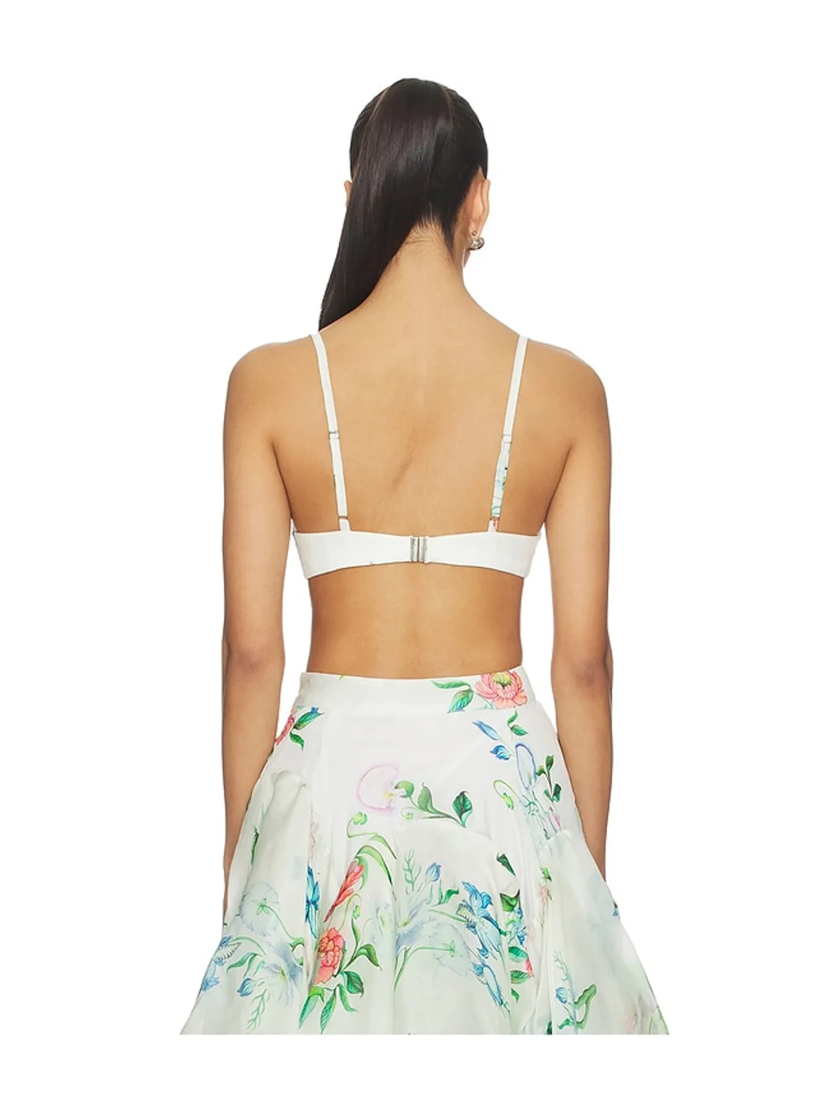 LA FUORI TOP トップ - White,Green. - 画像3