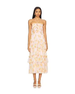 LIKELY WILDA ドレス - Blush,Orange. - サムネイル1