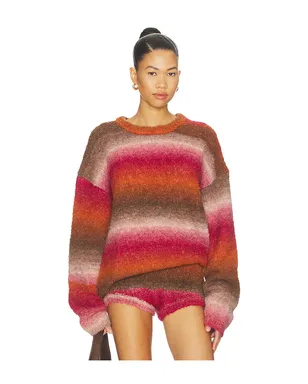LIONESS LOYALTY KNIT プルオーバー - Orange,Pink. - サムネイル1