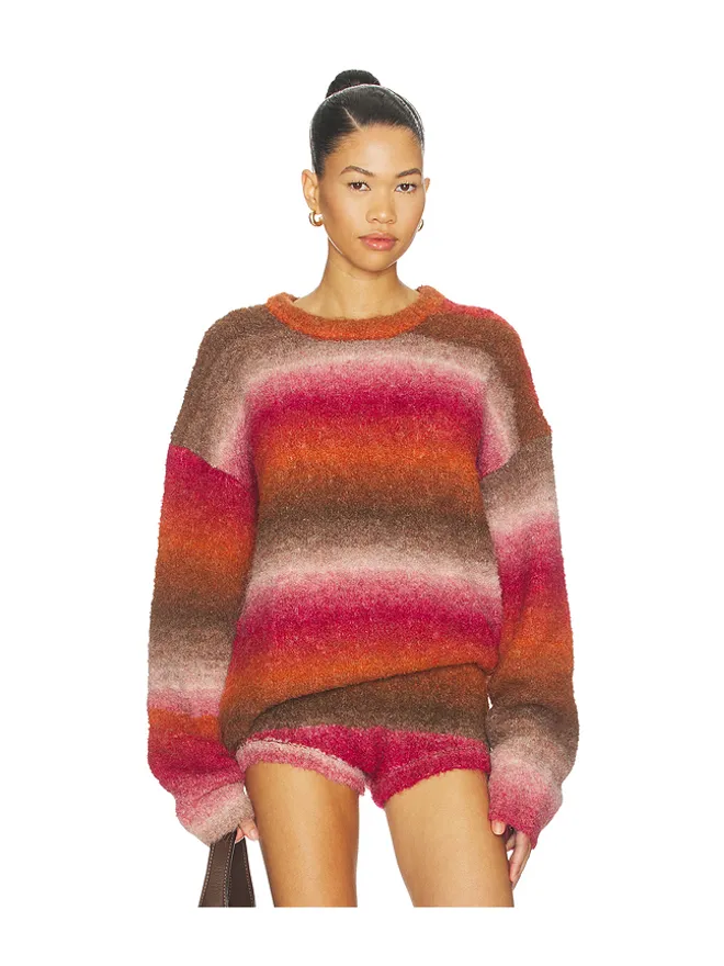 LIONESS LIONESS LOYALTY KNIT プルオーバー - Orange,Pink.の商品画像
