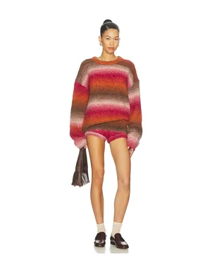 LIONESS LOYALTY KNIT ショートパンツ - Orange,Pink. - サムネイル5