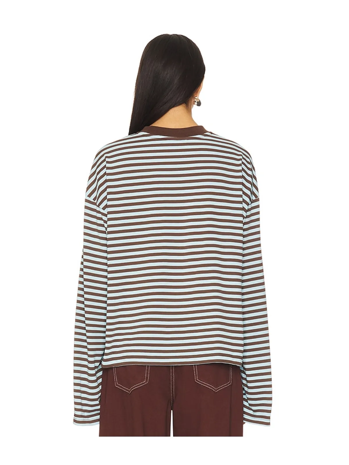 LIONESS BLOOM トップ - Brown, Baby Blue. - 画像3