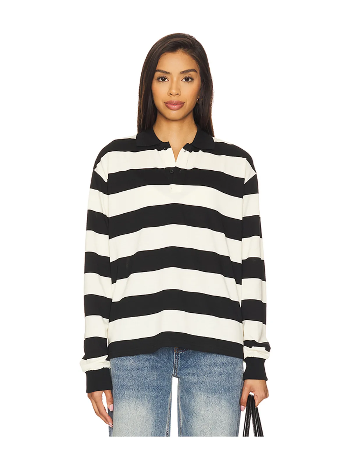 LIONESS NAUTICA トップ - Black,Cream. - 画像2