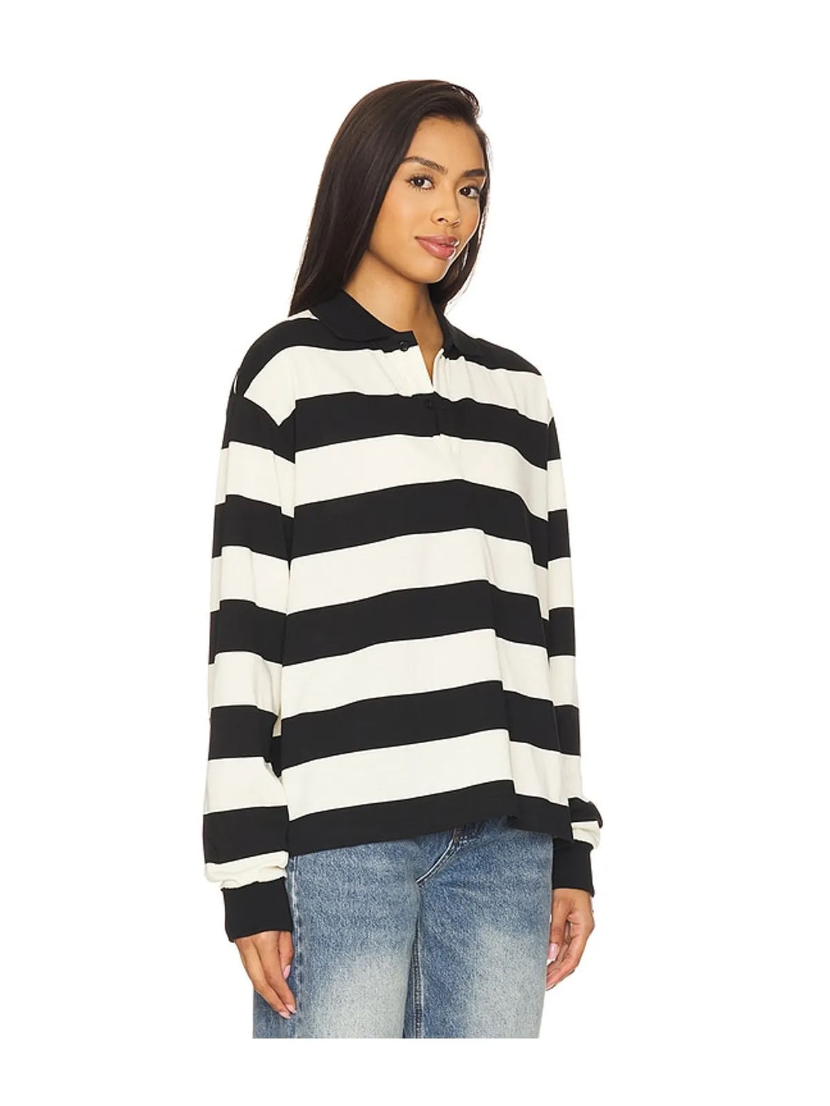 LIONESS NAUTICA トップ - Black,Cream. - 画像3