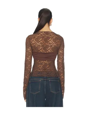 LIONESS MIDNIGHT LACE LONG SLEEVE トップ - サムネイル3