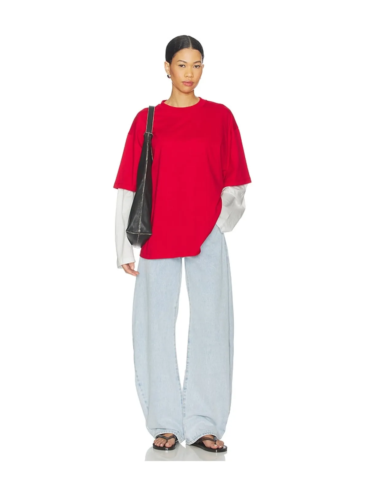 LIONESS BOTTEGA シャツ - Red,White. - 画像4