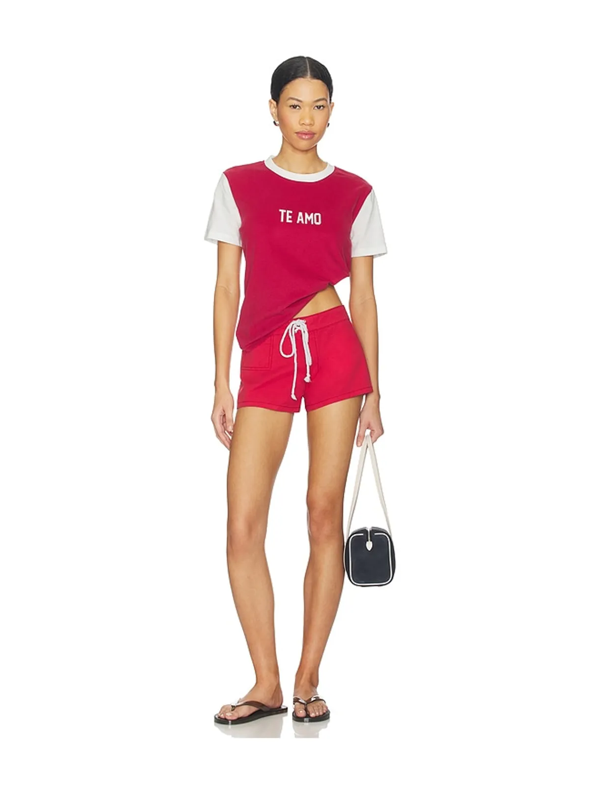 LIONESS TE AMO Tシャツ - Red,White. - 画像4