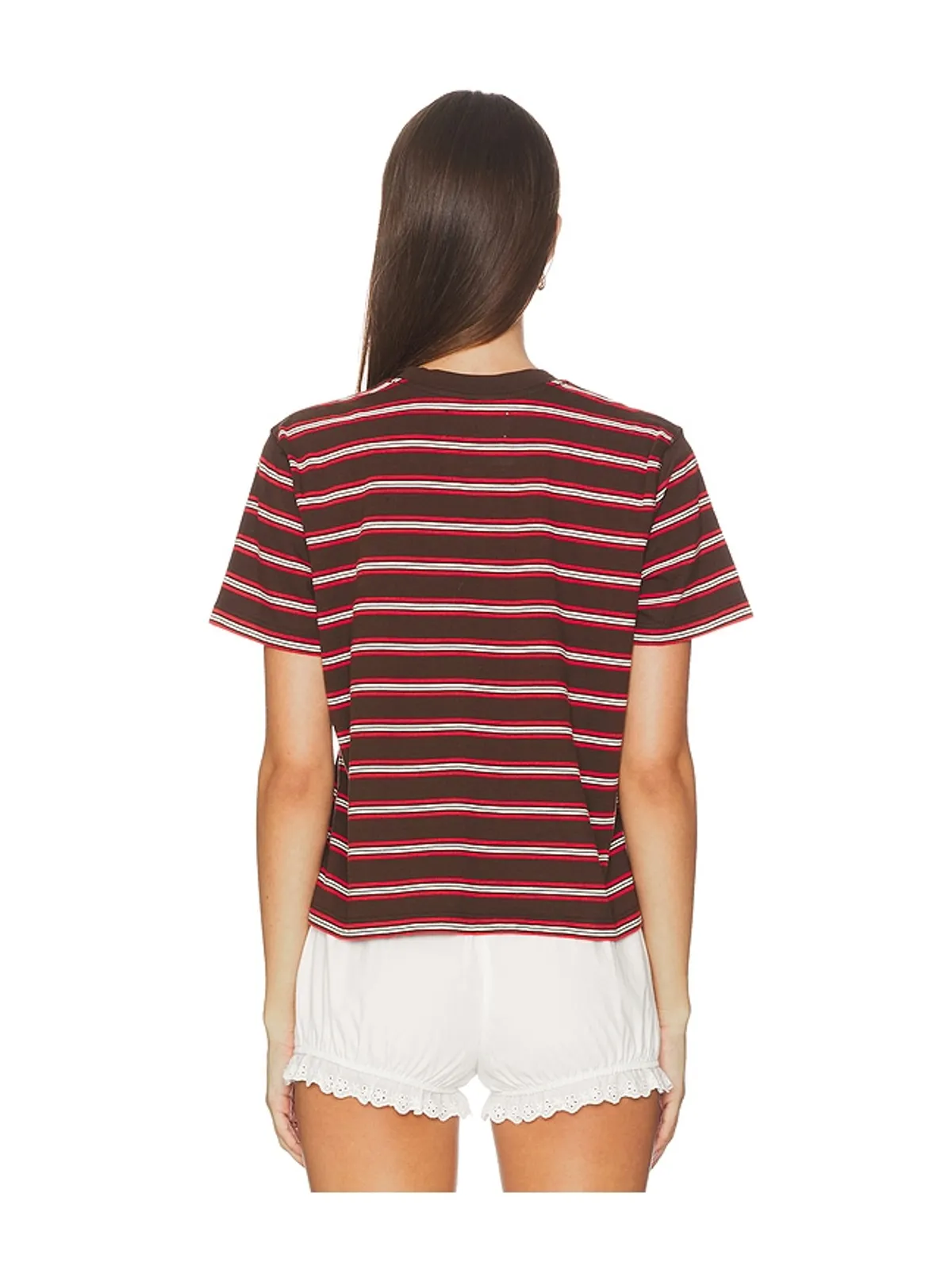 La Ligne Tシャツ - Brown,Red. - 画像3