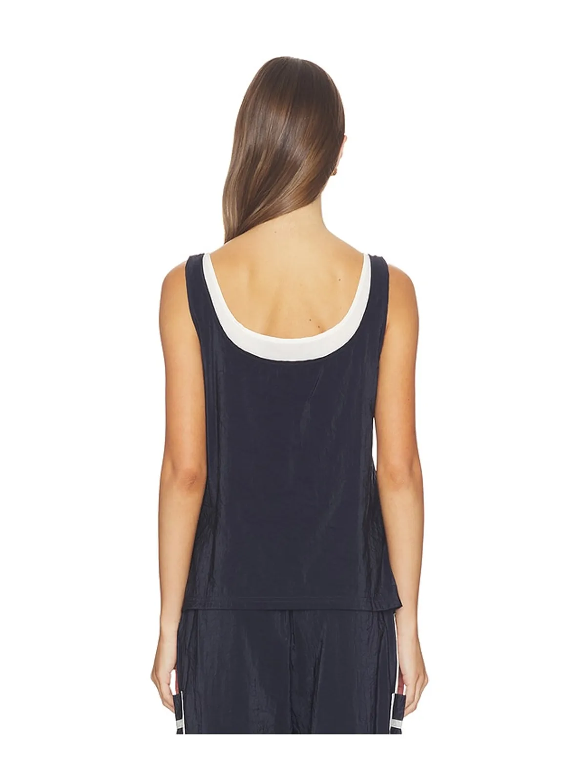 La Ligne ダブルレイヤースクープランク - Navy,White. - 画像3