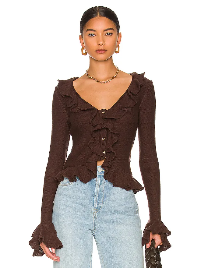 LPA LPA RUFFLE カーディガンの商品画像