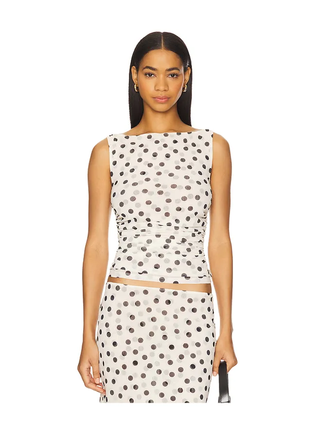 LPA LPA CARLA トップ - White,Black.の商品画像