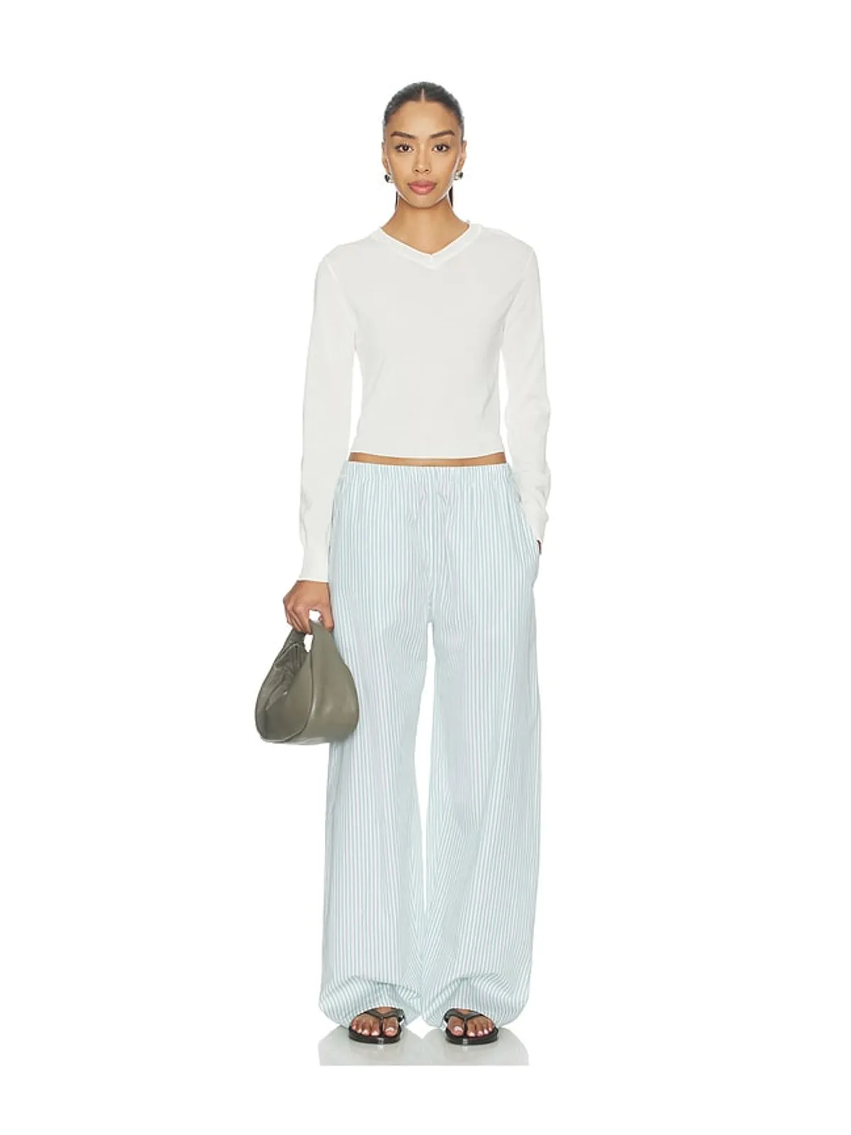 LESET Yoshi Stripe Wide Leg Pant - 画像5